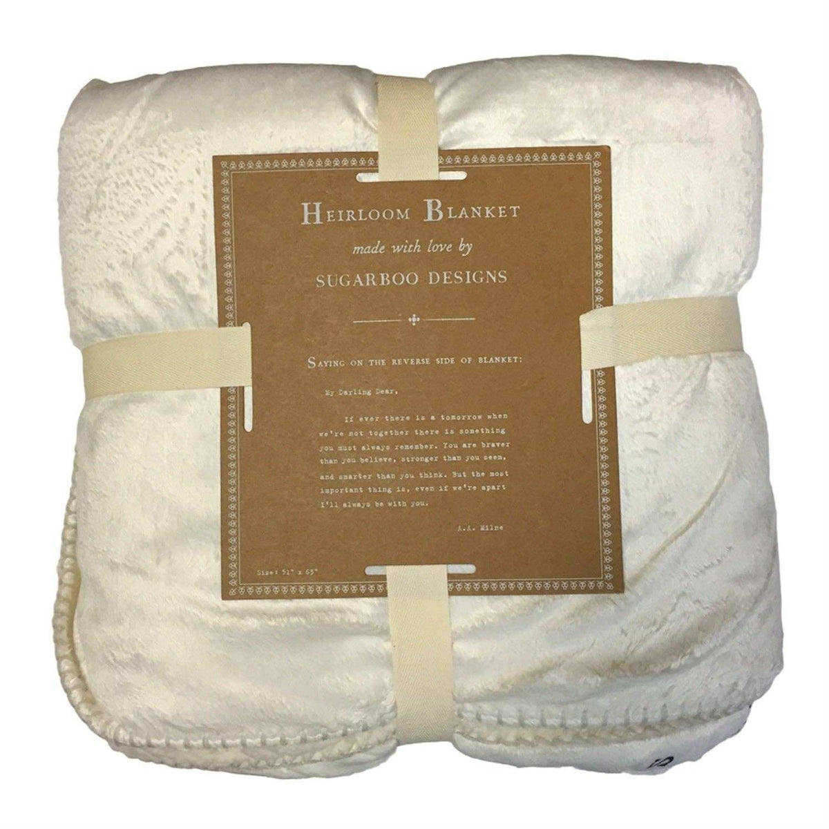 Darling Dear (A.A Milne) Large Heirloom Blanket