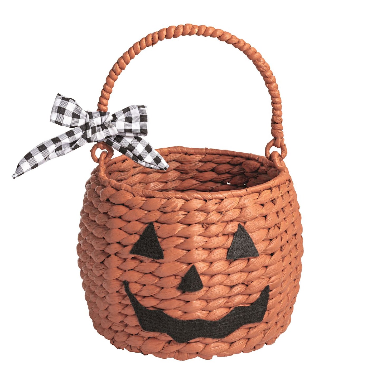 Orange Pumpkin Treat Basket