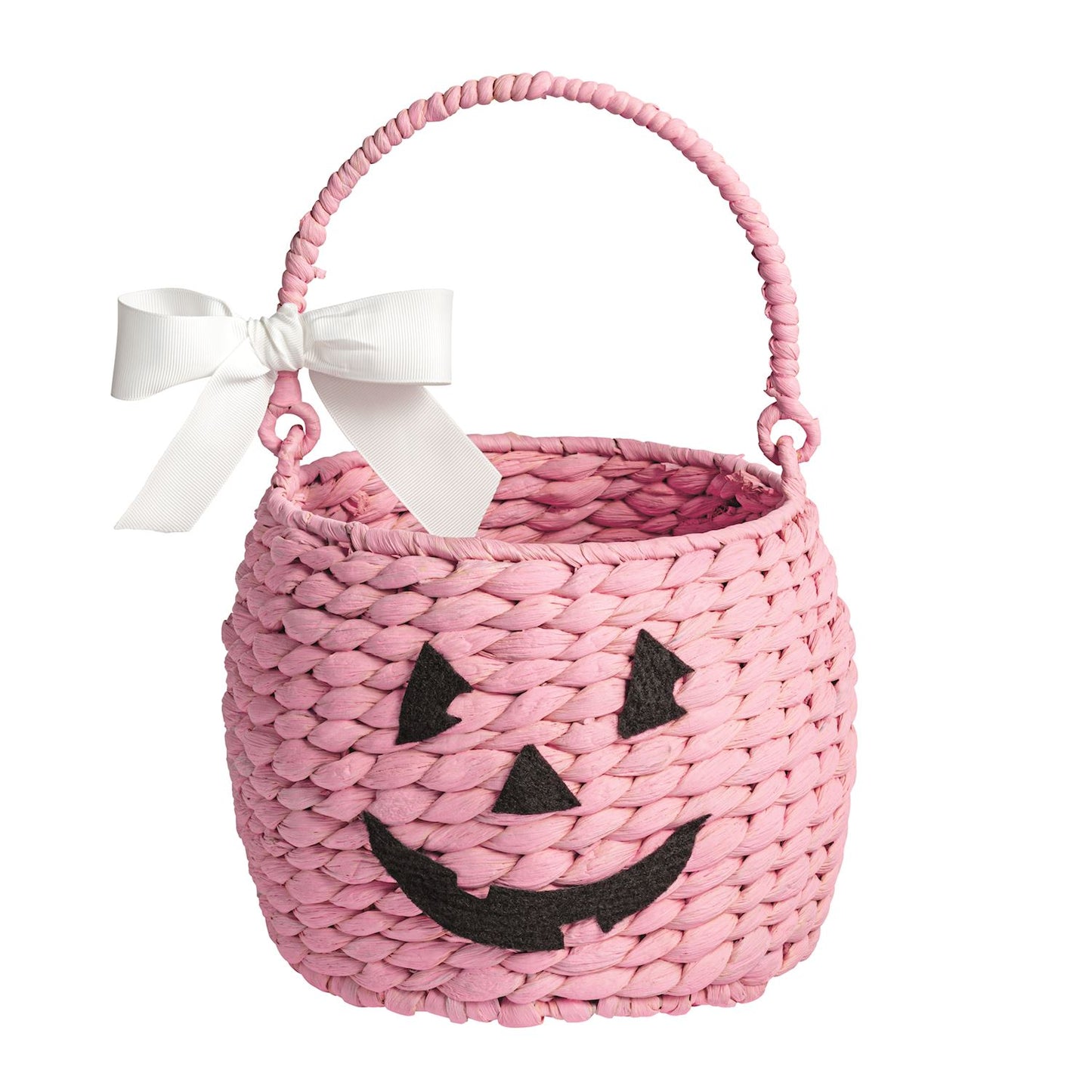 Pink Pumpkin Treat Basket
