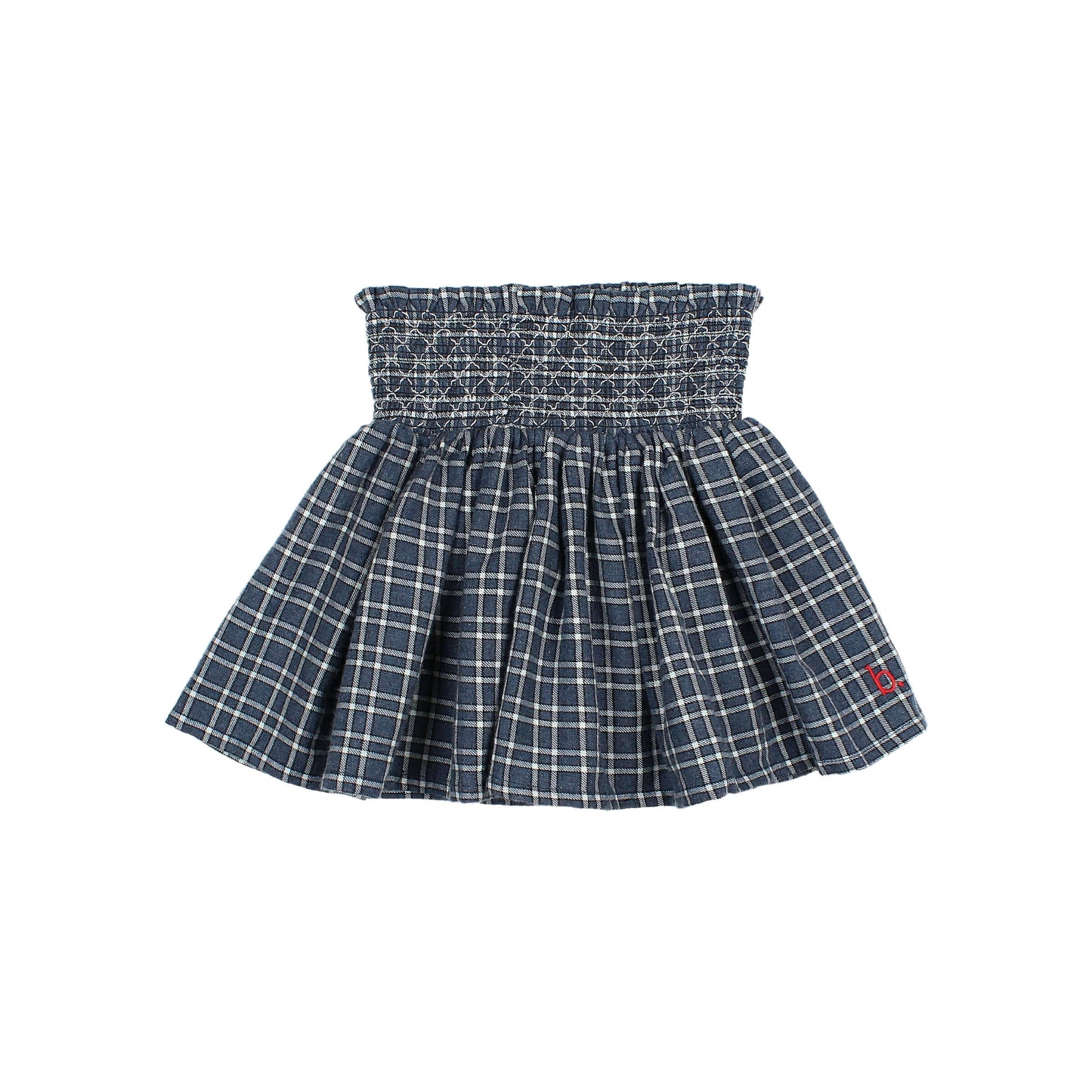 Buho Tartan Skirt - Navy