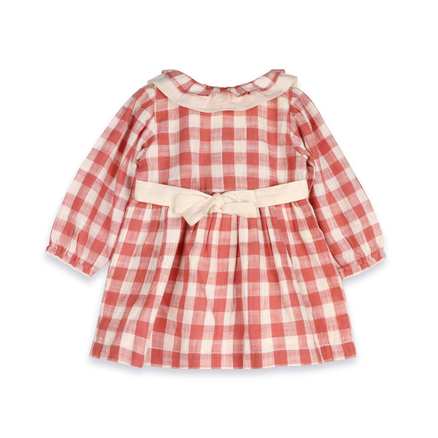 Holly Gingham Baby Dress & Bloomer (Organic Cotton)