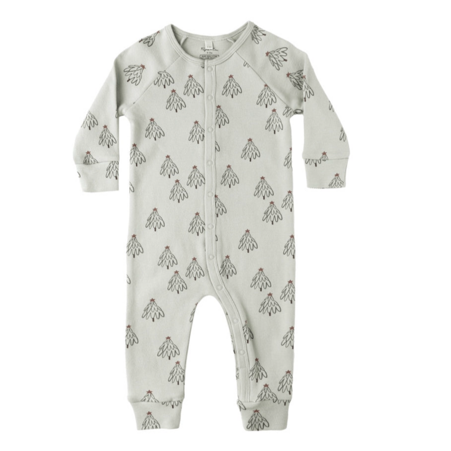ORGANIC LONG JOHN PAJAMAS || TREES