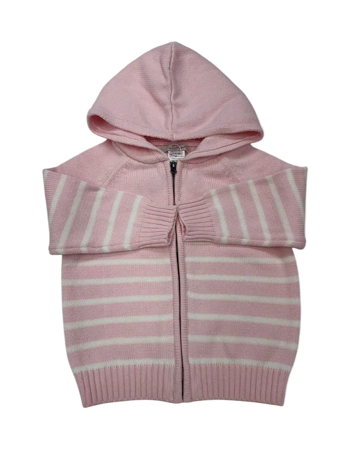 Striped Zip Hoodie