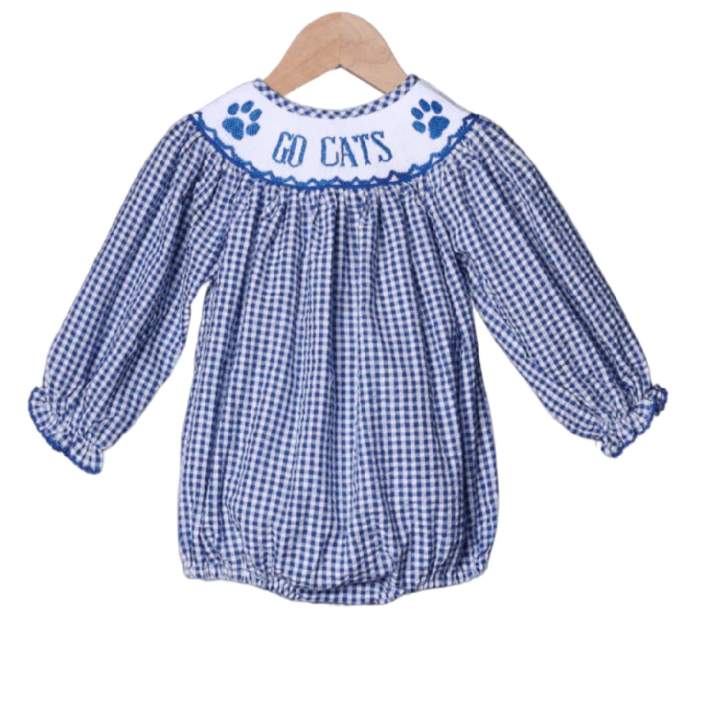 Smocked Go Cats Bubble