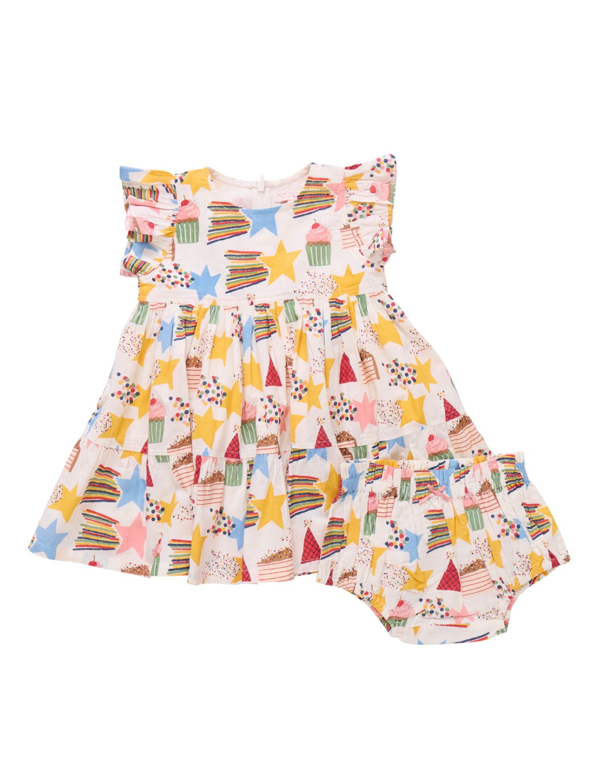 Baby Girls Jennifer Dress Set - Birthday Star