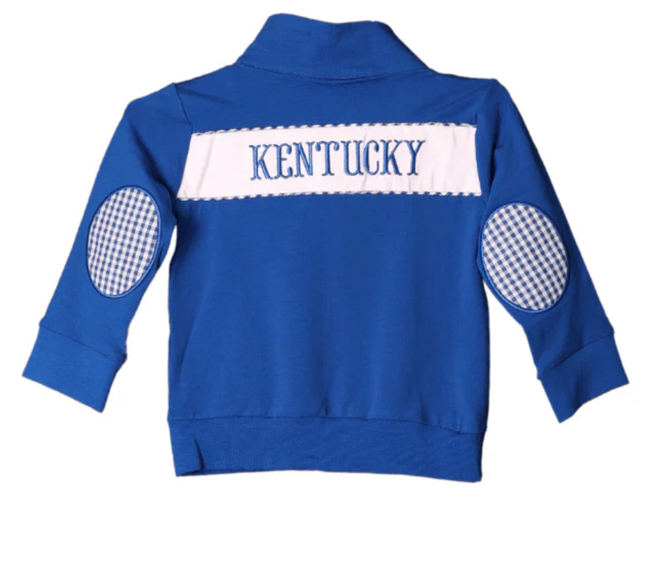 Embroidered Go Cats Pullover