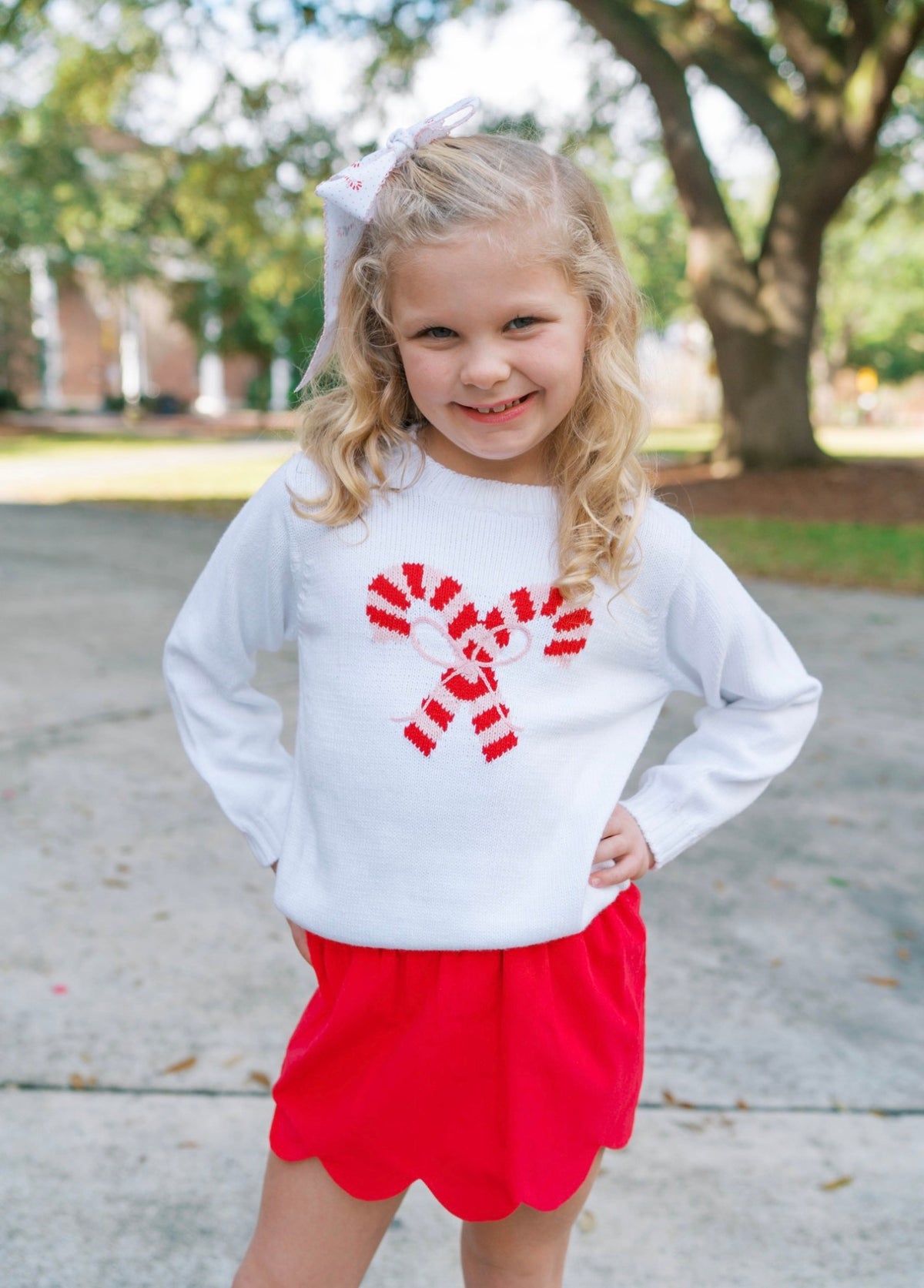 High Point Red Corduroy Skirt