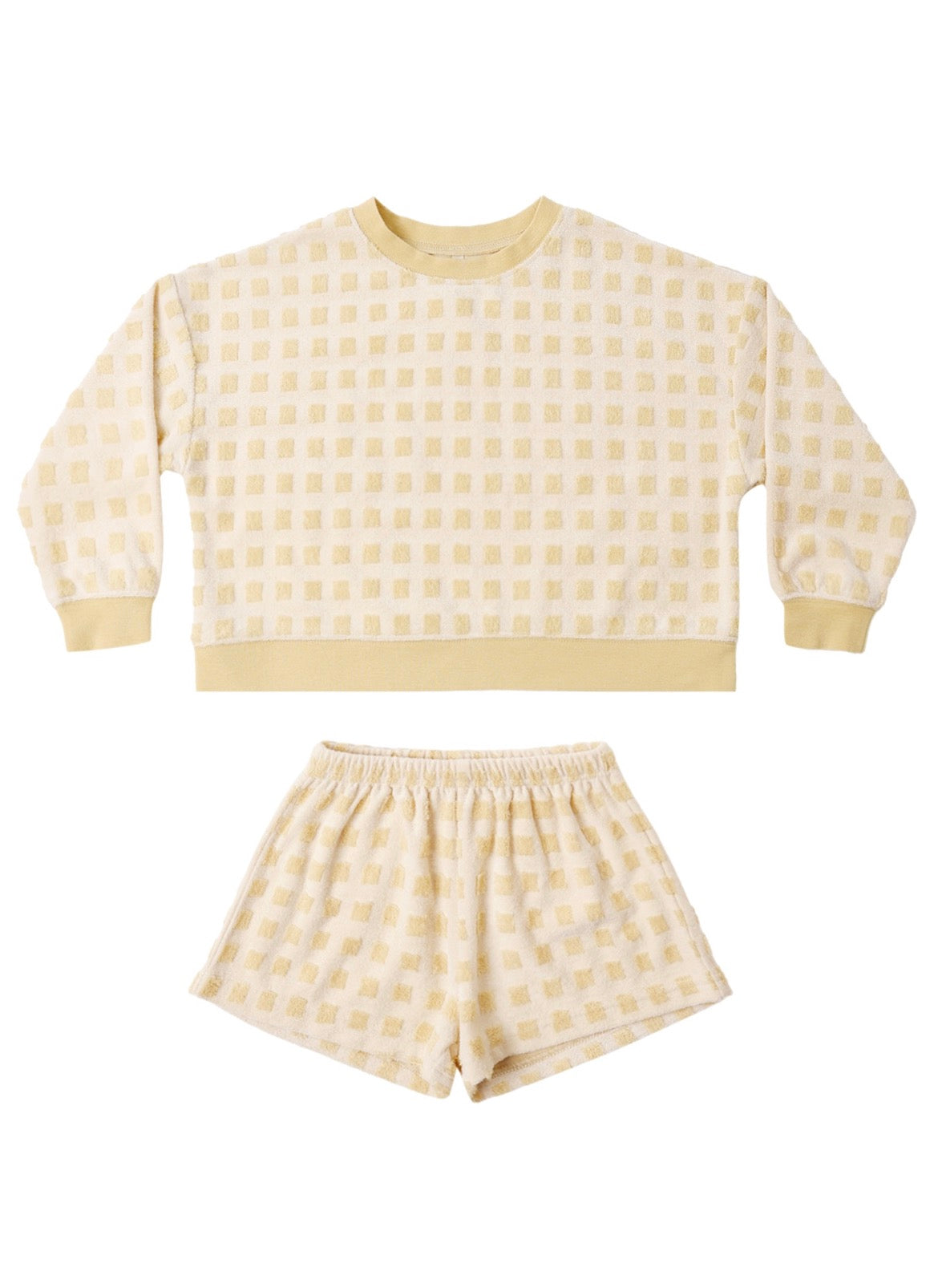 Rylee + Cru Karli Set||Butterscotch Grid for Girls