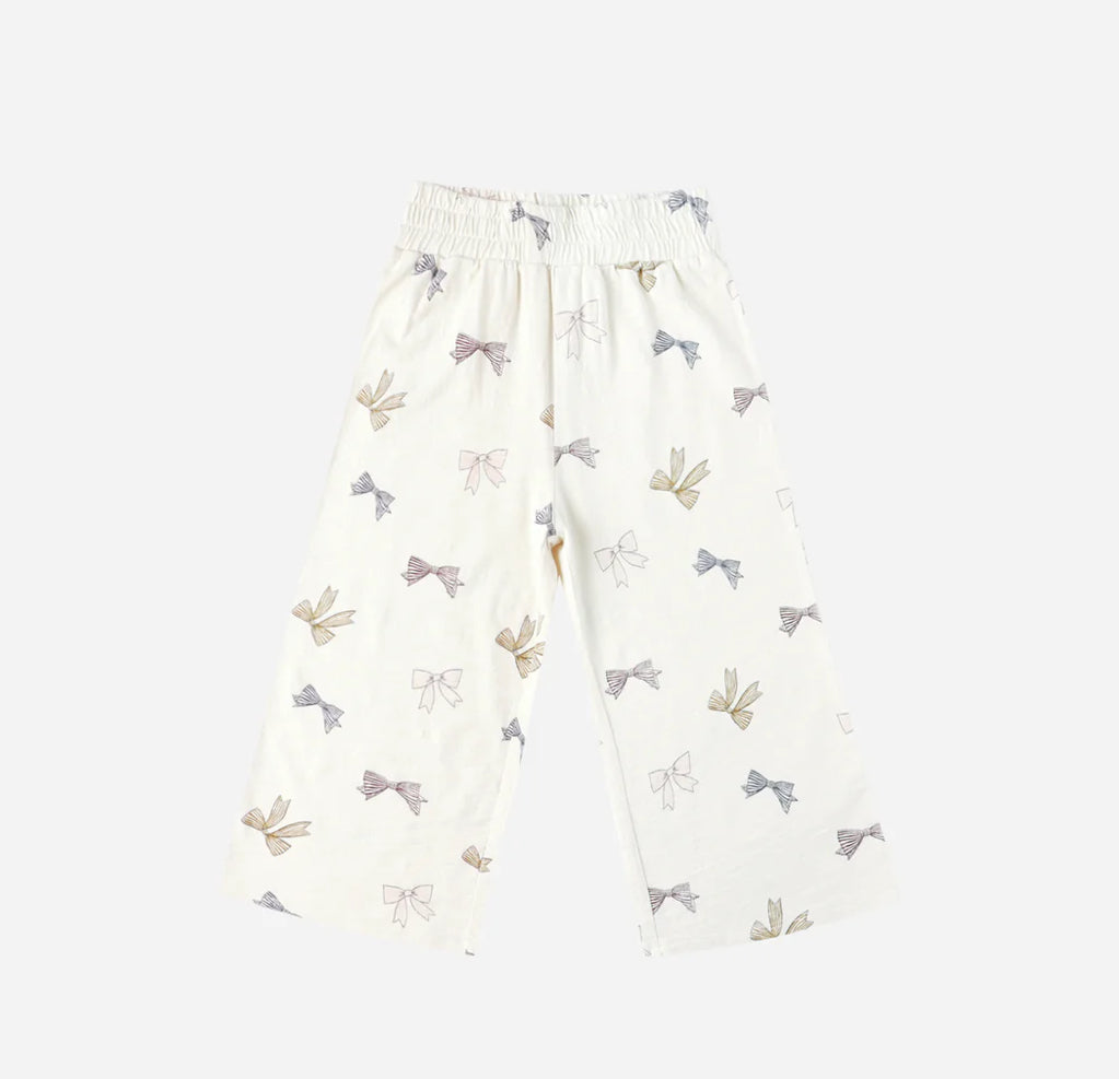 WIDE LEG PANT || BOWS