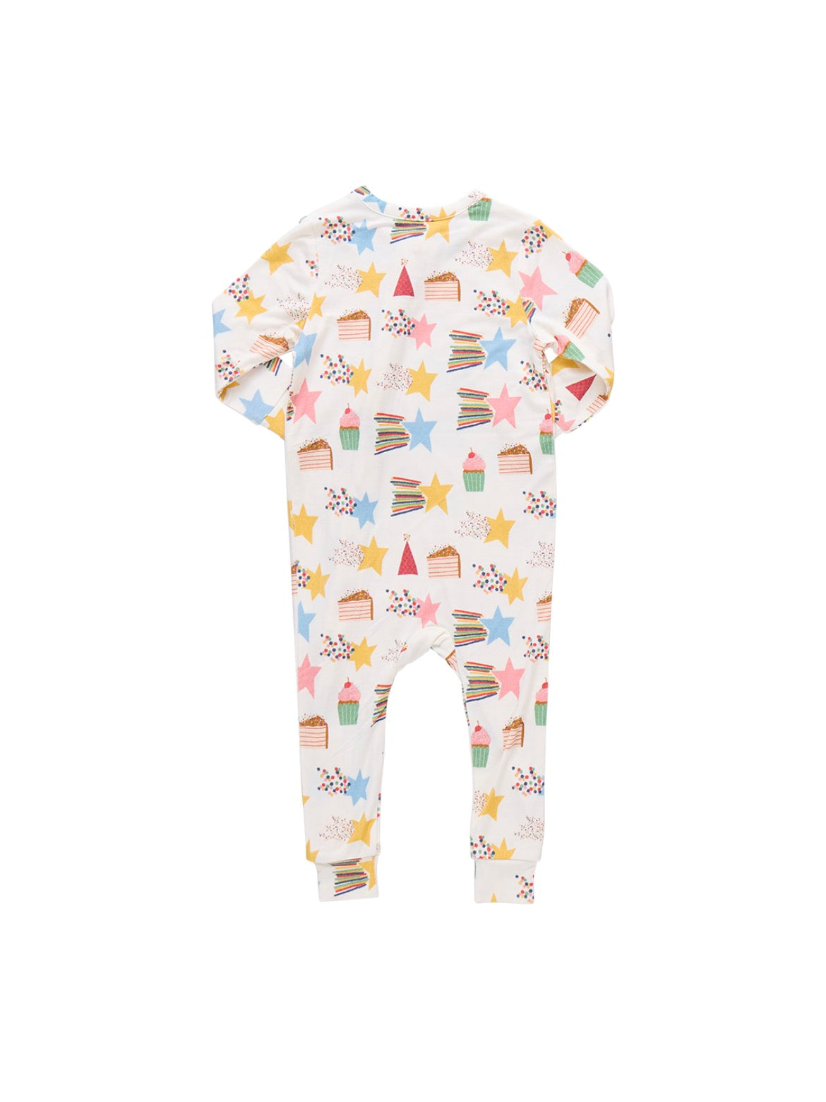 Baby Bamboo Romper - Birthday Star
