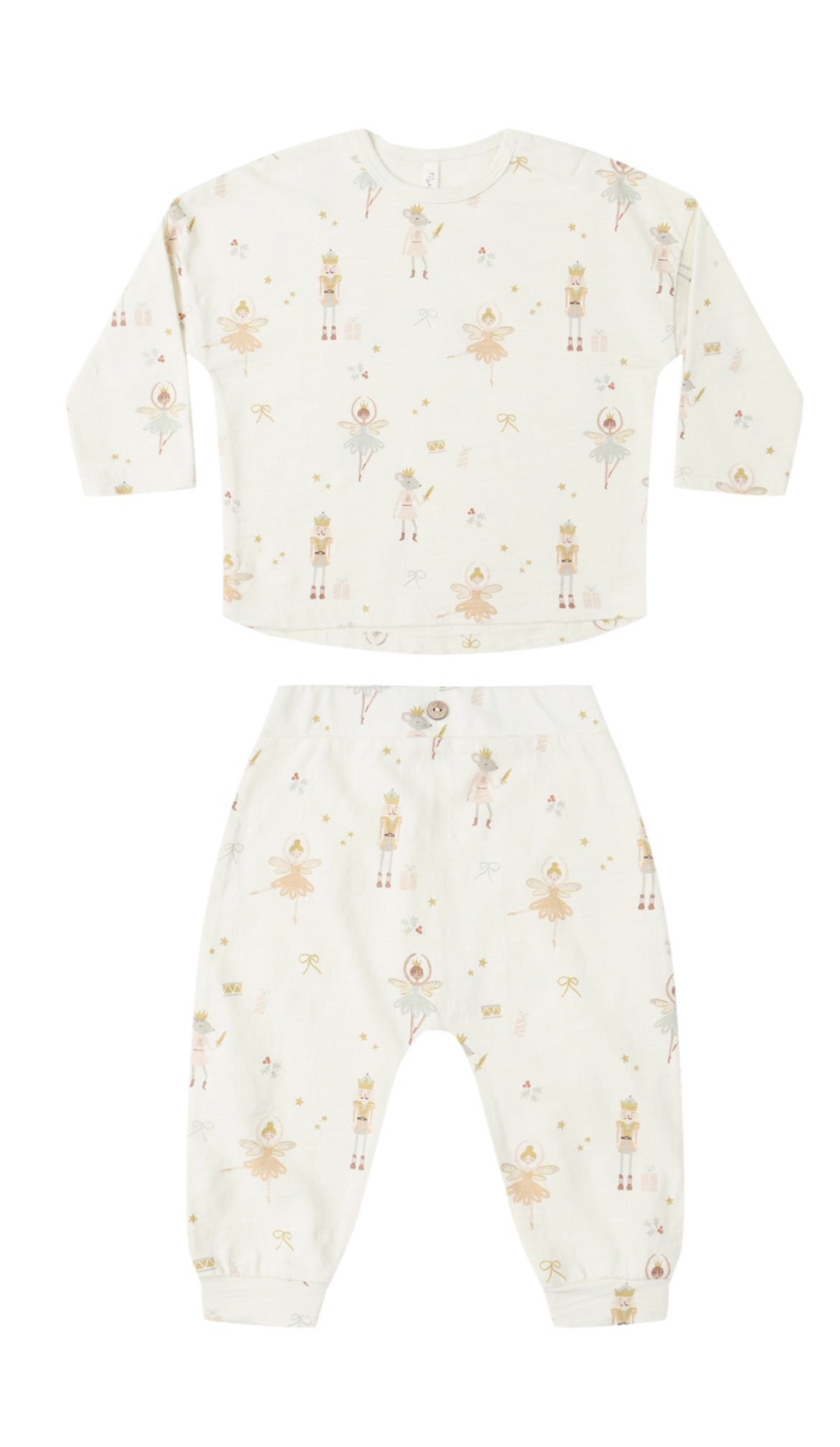 LONG SLEEVE TEE + PANT SET || NUTCRACKER