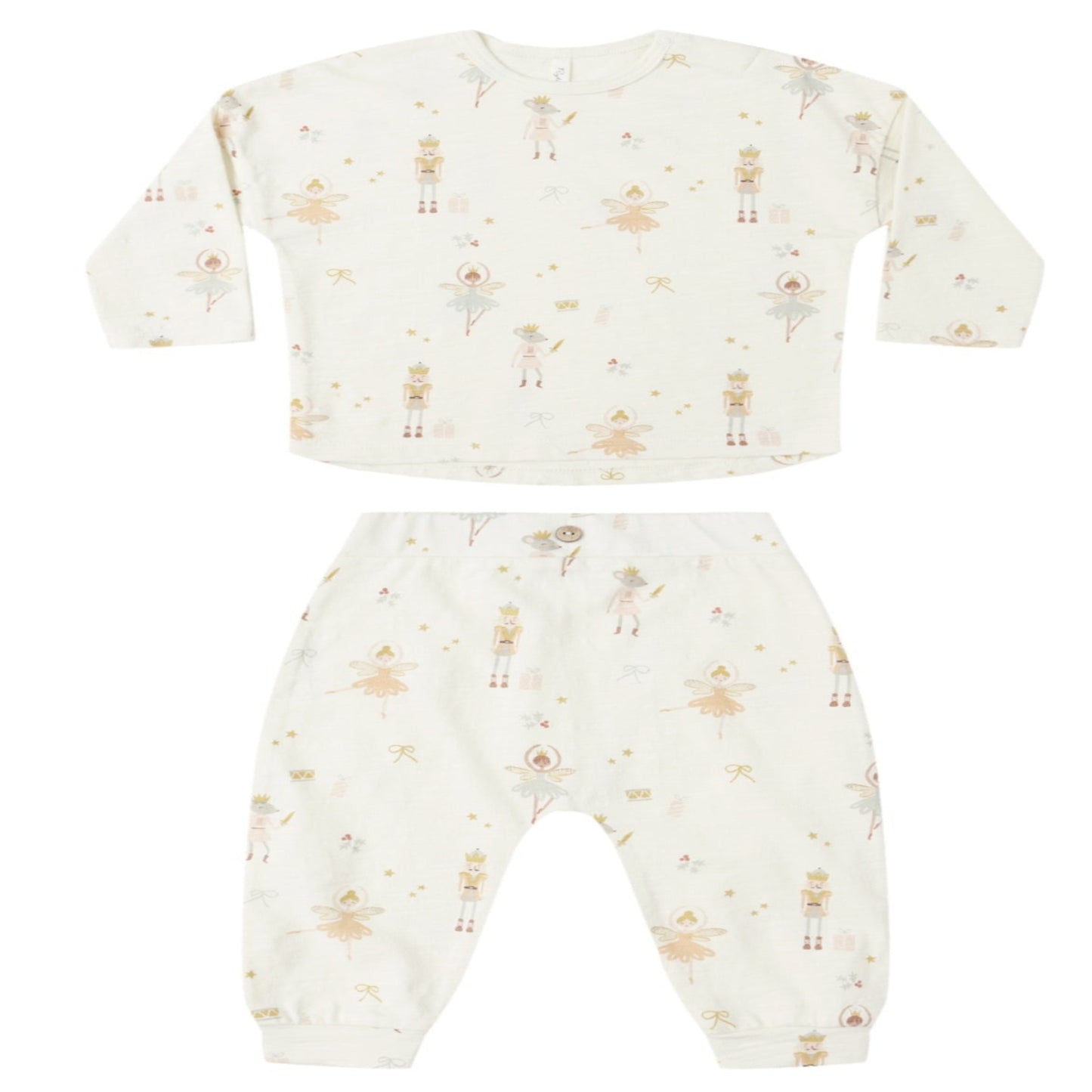 LONG SLEEVE TEE + PANT SET || NUTCRACKER