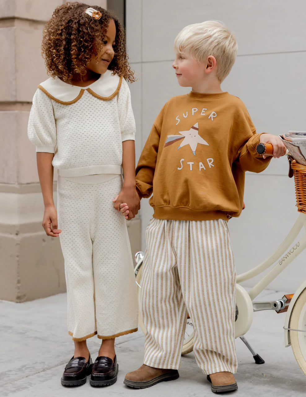 POINTELLE KNIT PANT || NATURAL