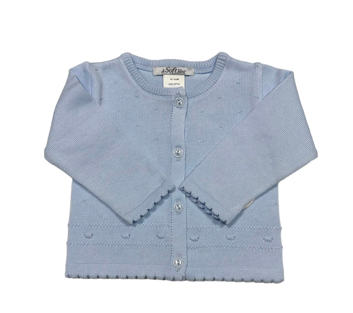 Round Neck Baby Cardigan