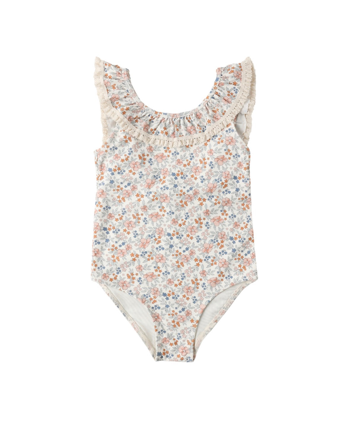 Rylee + Cru Margaret One-Piece for Girls in Flower Field
