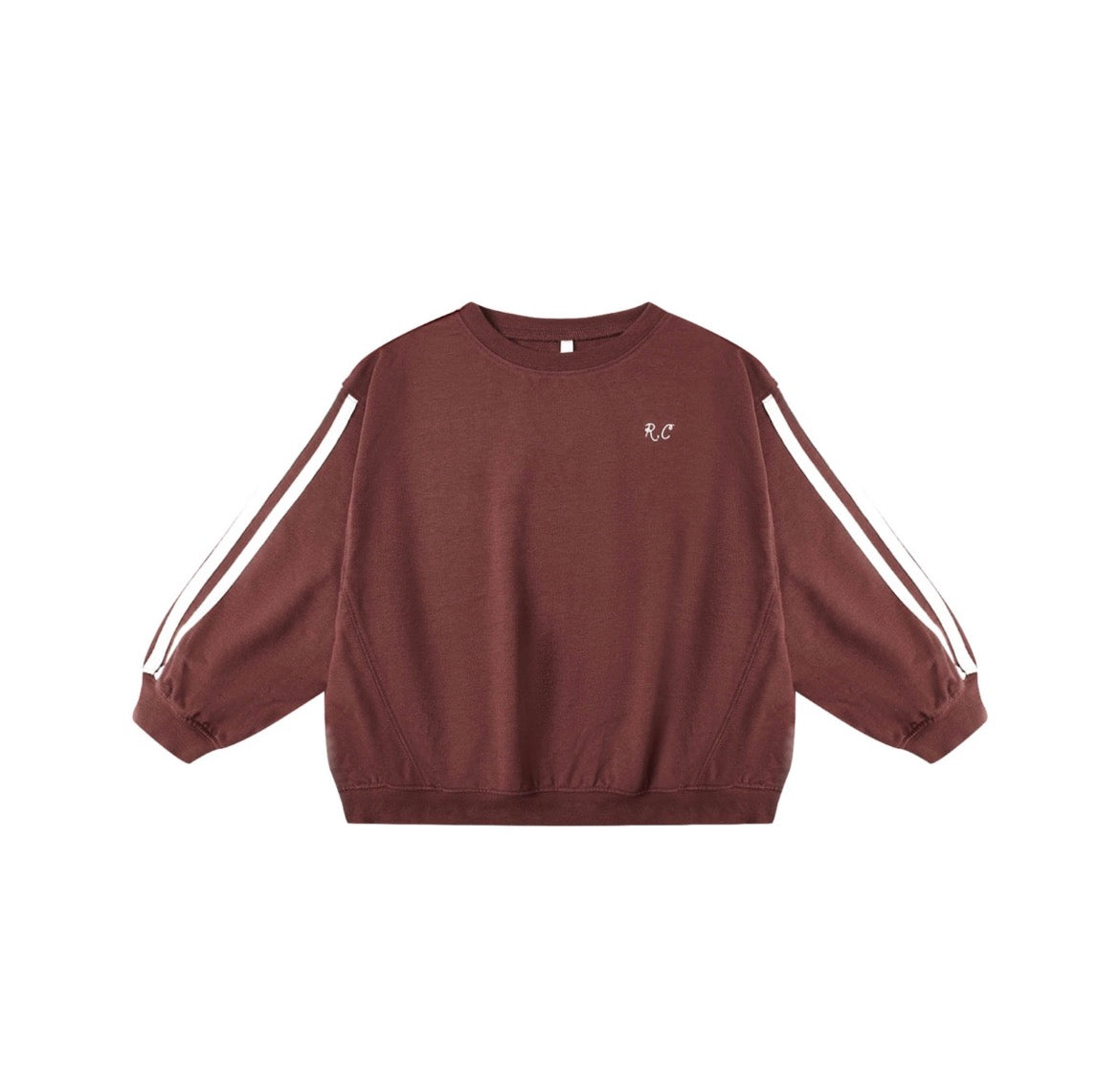 Oversized Sweatshirt||Burgundy