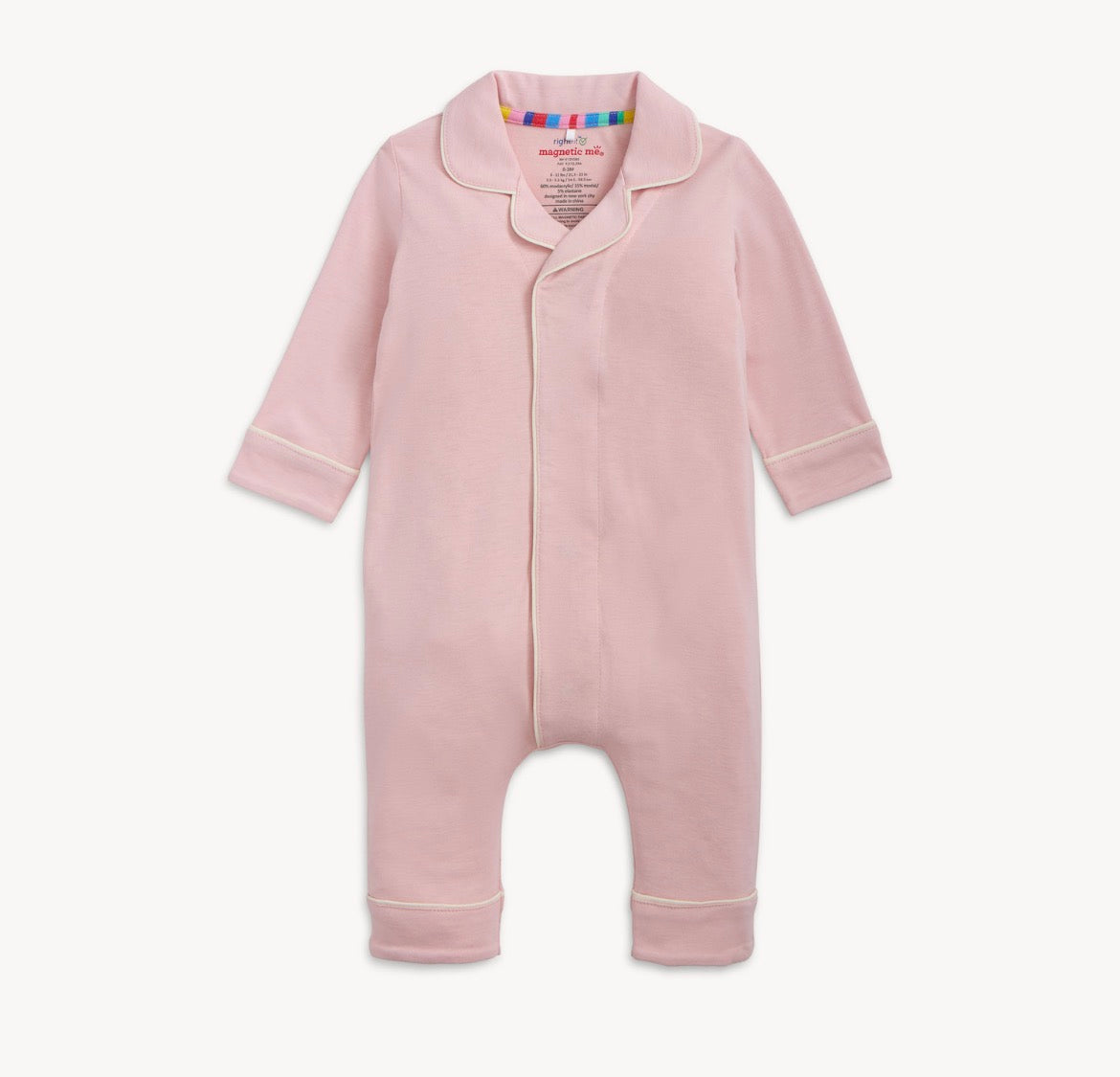 Blush Pink Right Fit Magnet Pant Romper