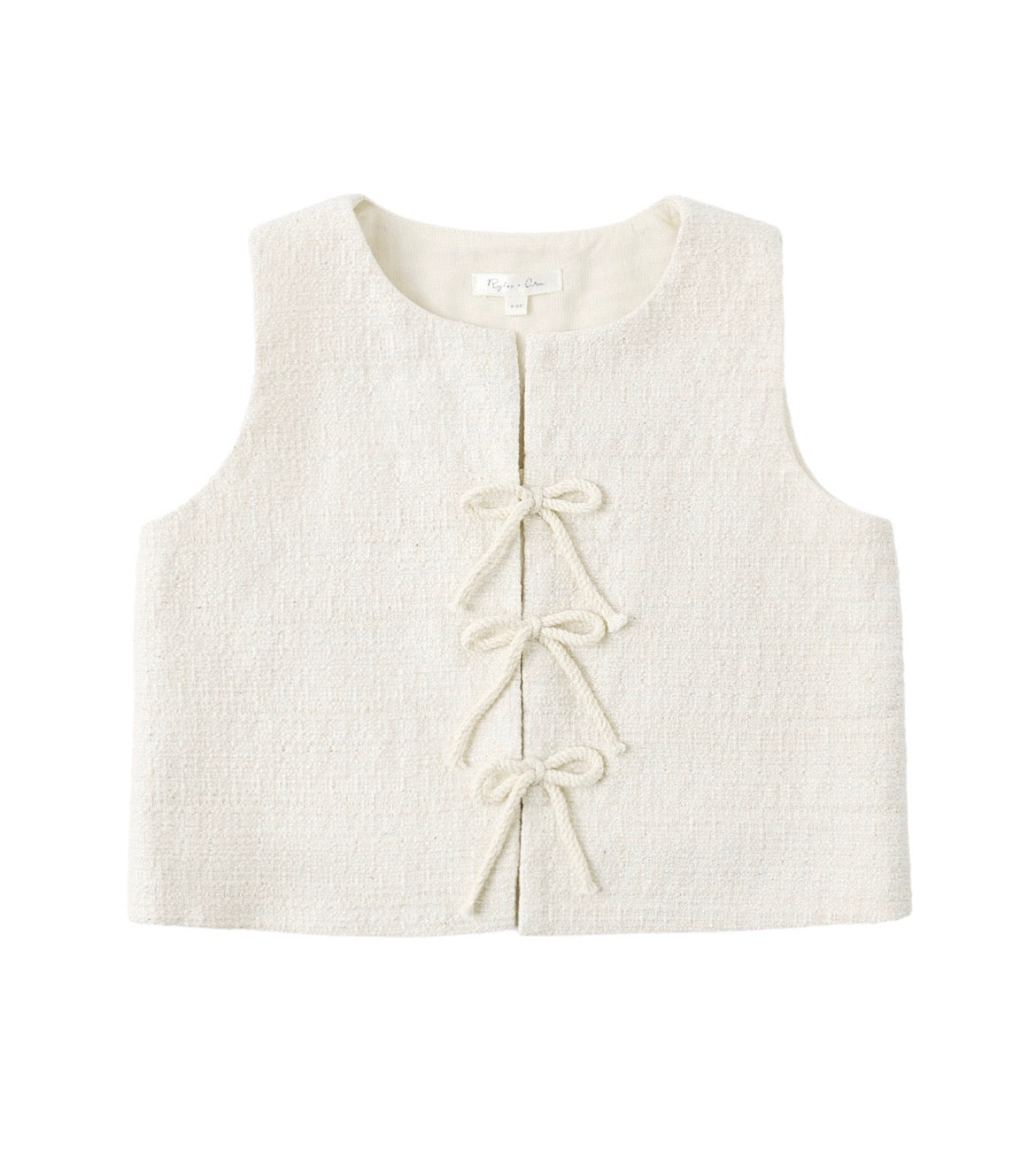 Rylee + Cru Sailor Top for Girls in Natural