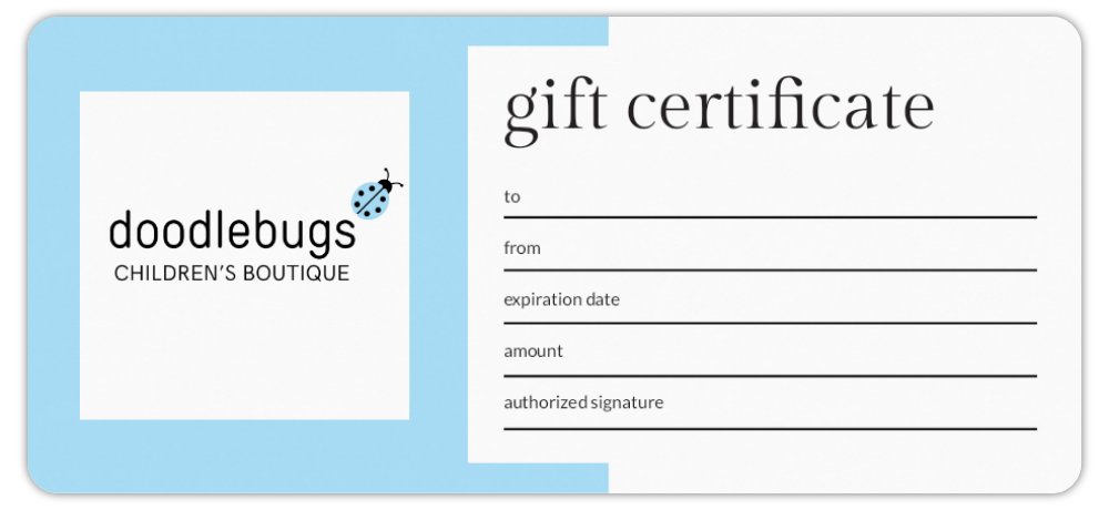 Doodlebugs Gift Card
