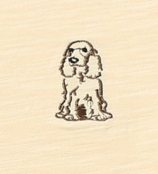 MARINE embroidered Tee - Henry the Dog