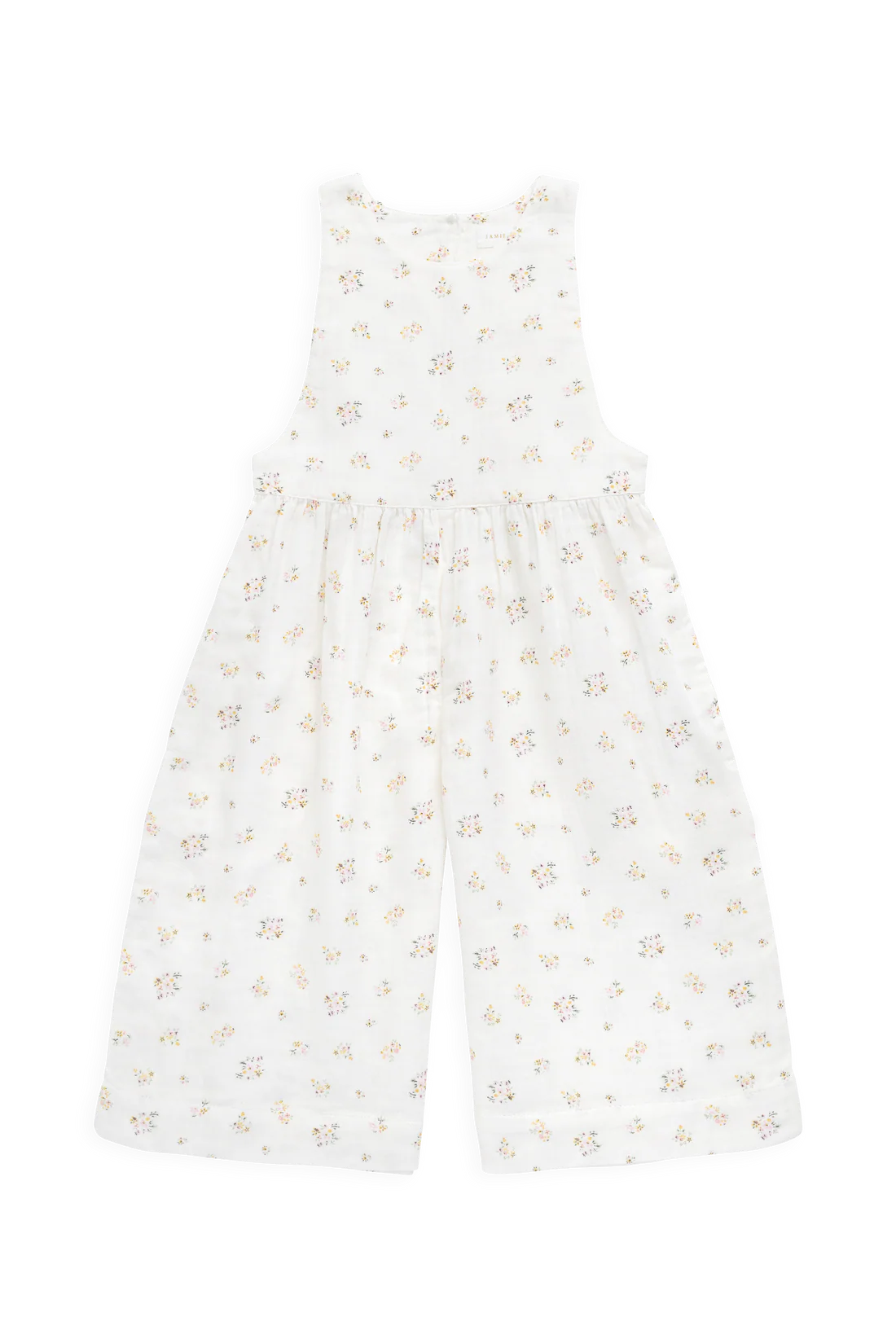 Jamie Kay Organic Cotton Muslin Marceline Jumpsuit for Girls in Ayla Whisper