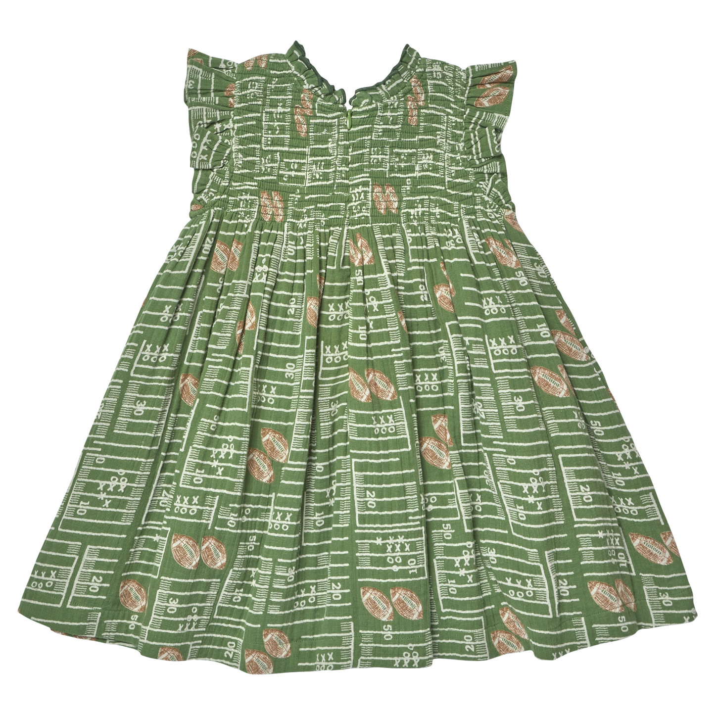 Pink Chicken Girls Stevie Dress - Football Field