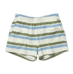 Sandbox Short - Green and Blue Stripe
