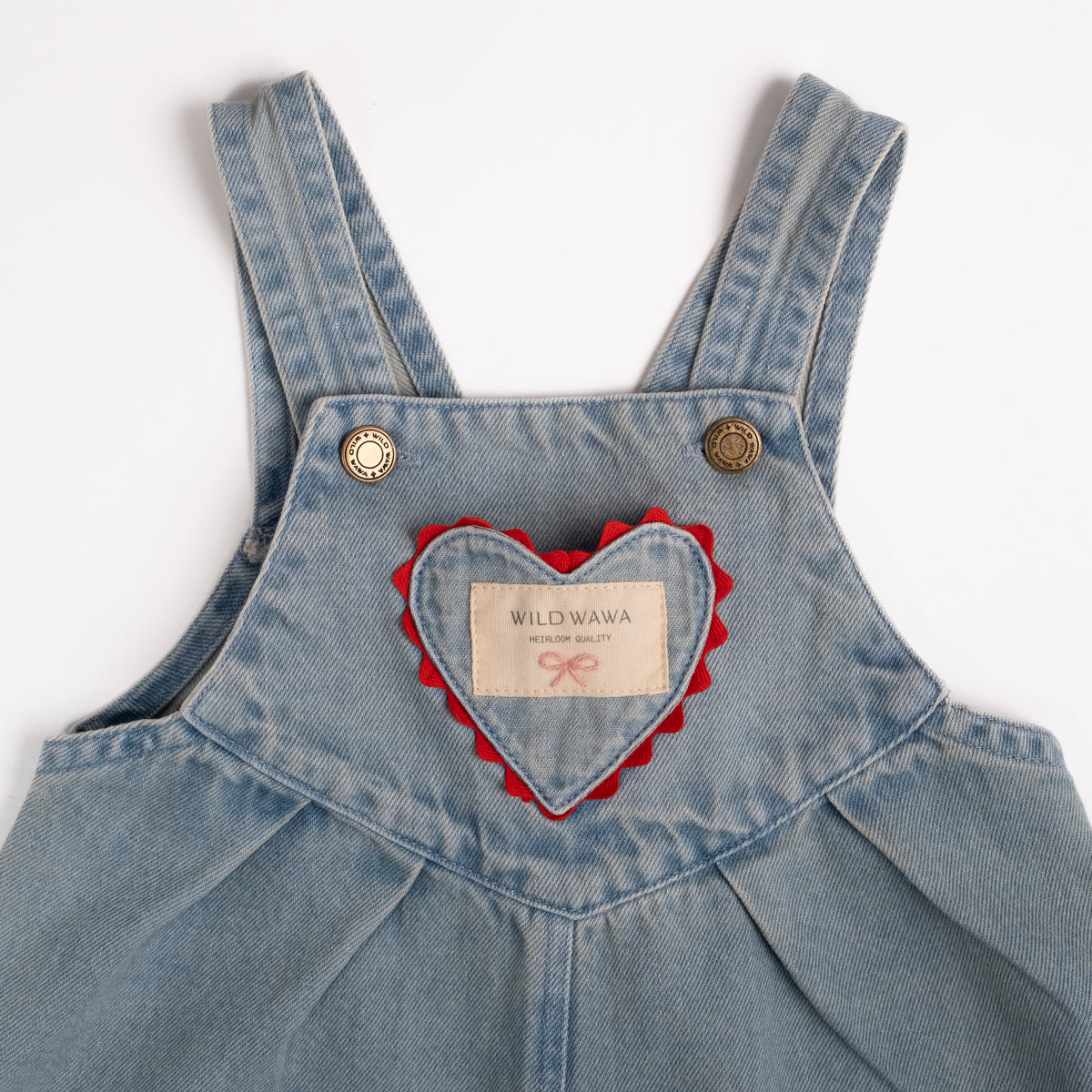Denim Darling Overall Romper