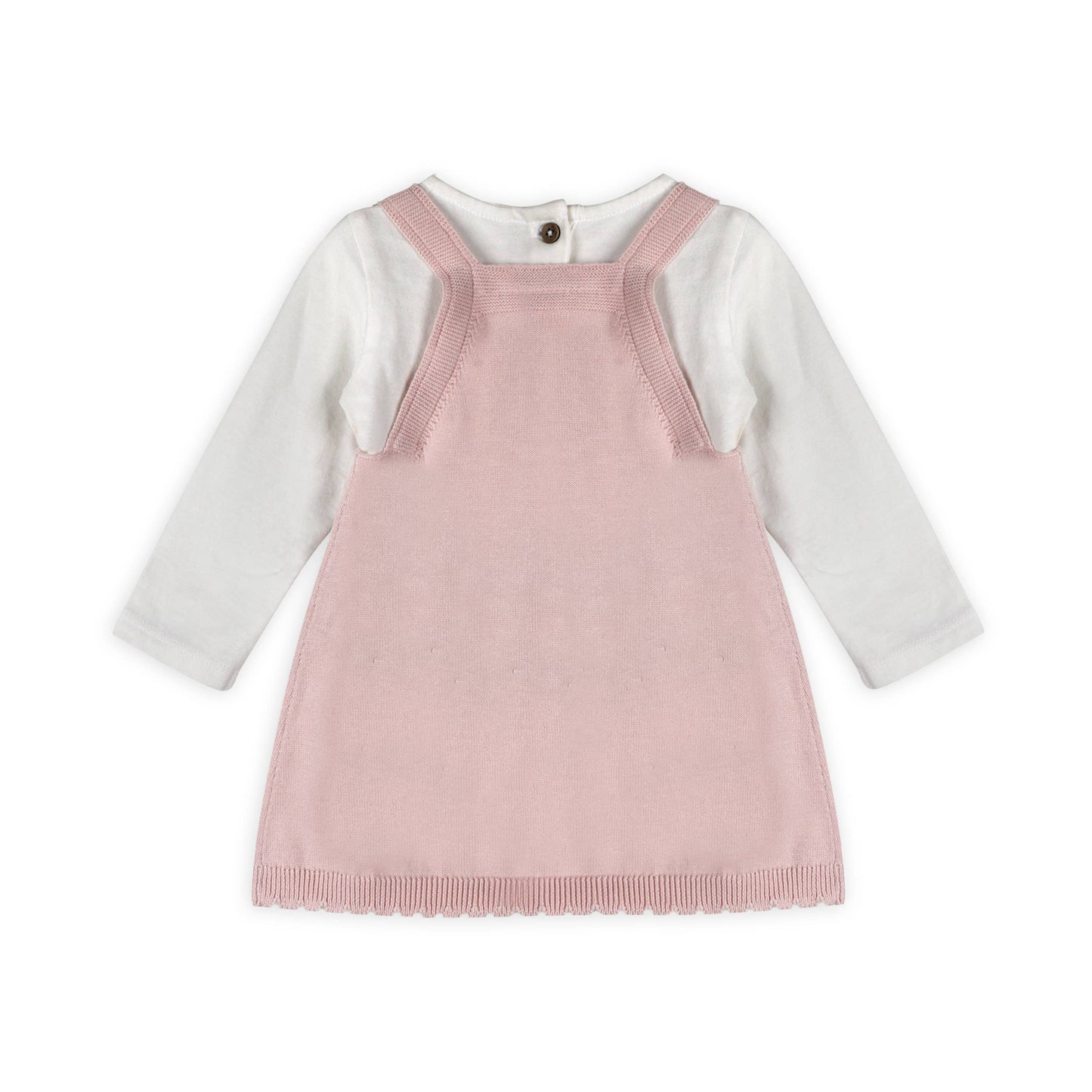 Strawberry Pocket Baby Knit Tunic Dress Set (Organic)