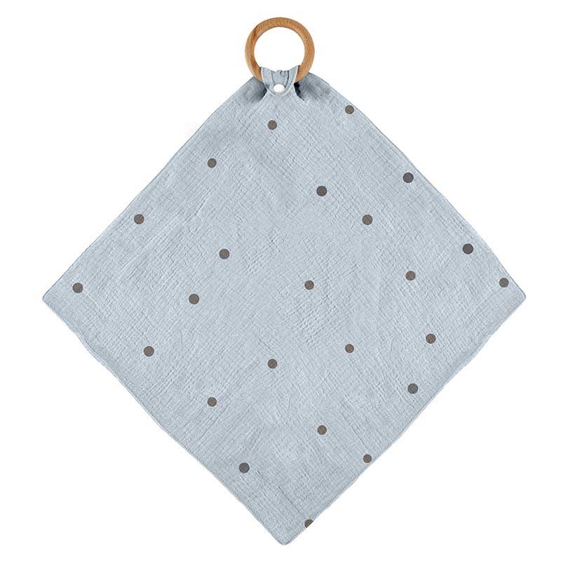 Mini Blankie Teether Polka Dots