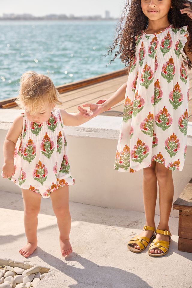 Baby Girls Jaipur 2-PC Set - Pink Bellflower