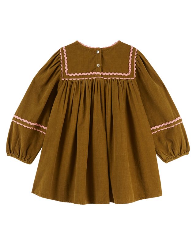 Emile et Ida Robe Velours Unie