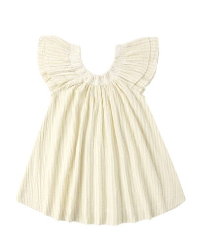 LUCIA DRESS CITRON STRIPE