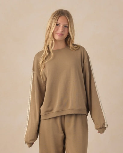 TEEN OVERSIZED SWEATSHIRT OLIVE