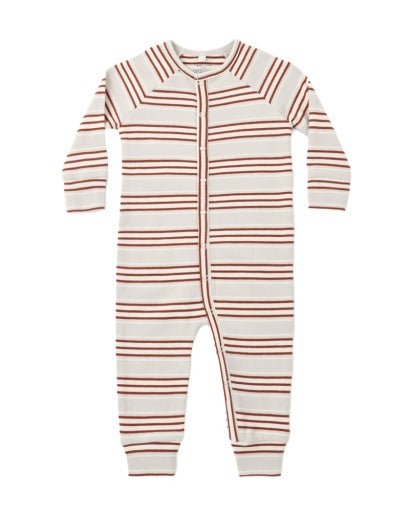Rylee and Cru Holiday Stripe Long John Pajamas