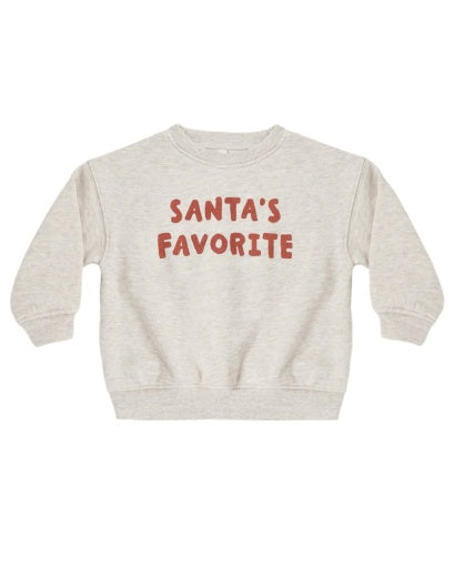 Rylee and Cru Santa's Favorite Relaxed Sweatshirt