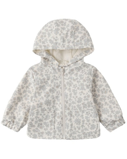 RAIN COAT BLUE FLORAL