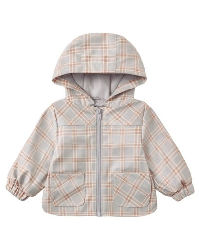 Rain Coat - Blue Plaid