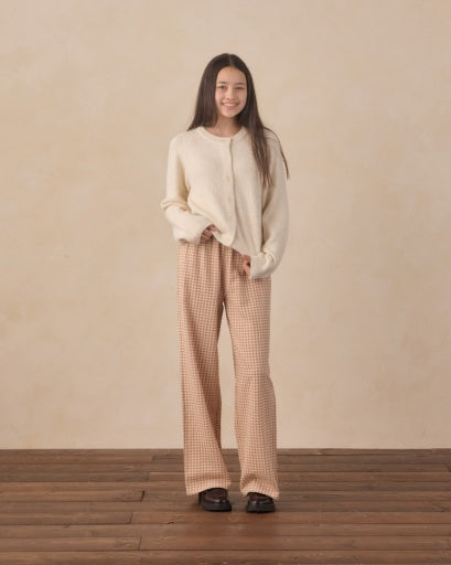 Rylee and Cru Teen Fuzzy Cardigan - Natural