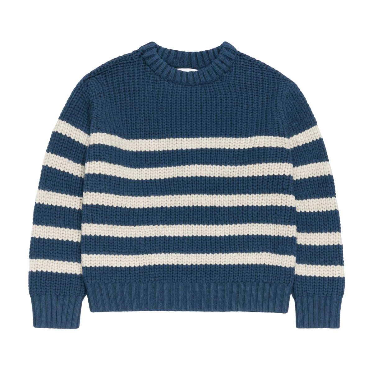 ZIPPY sweater - Royal/Cream Stripe