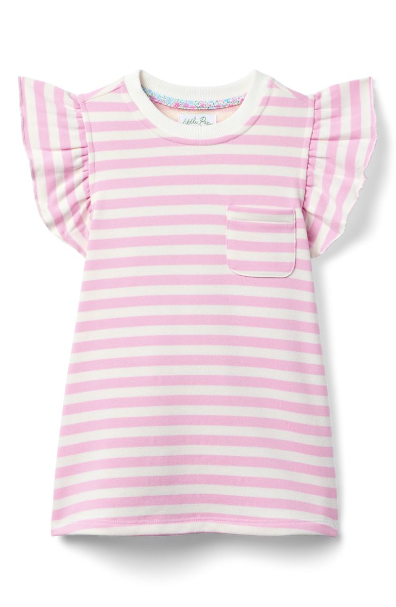 Lottie Dress - Pink & White Stripe