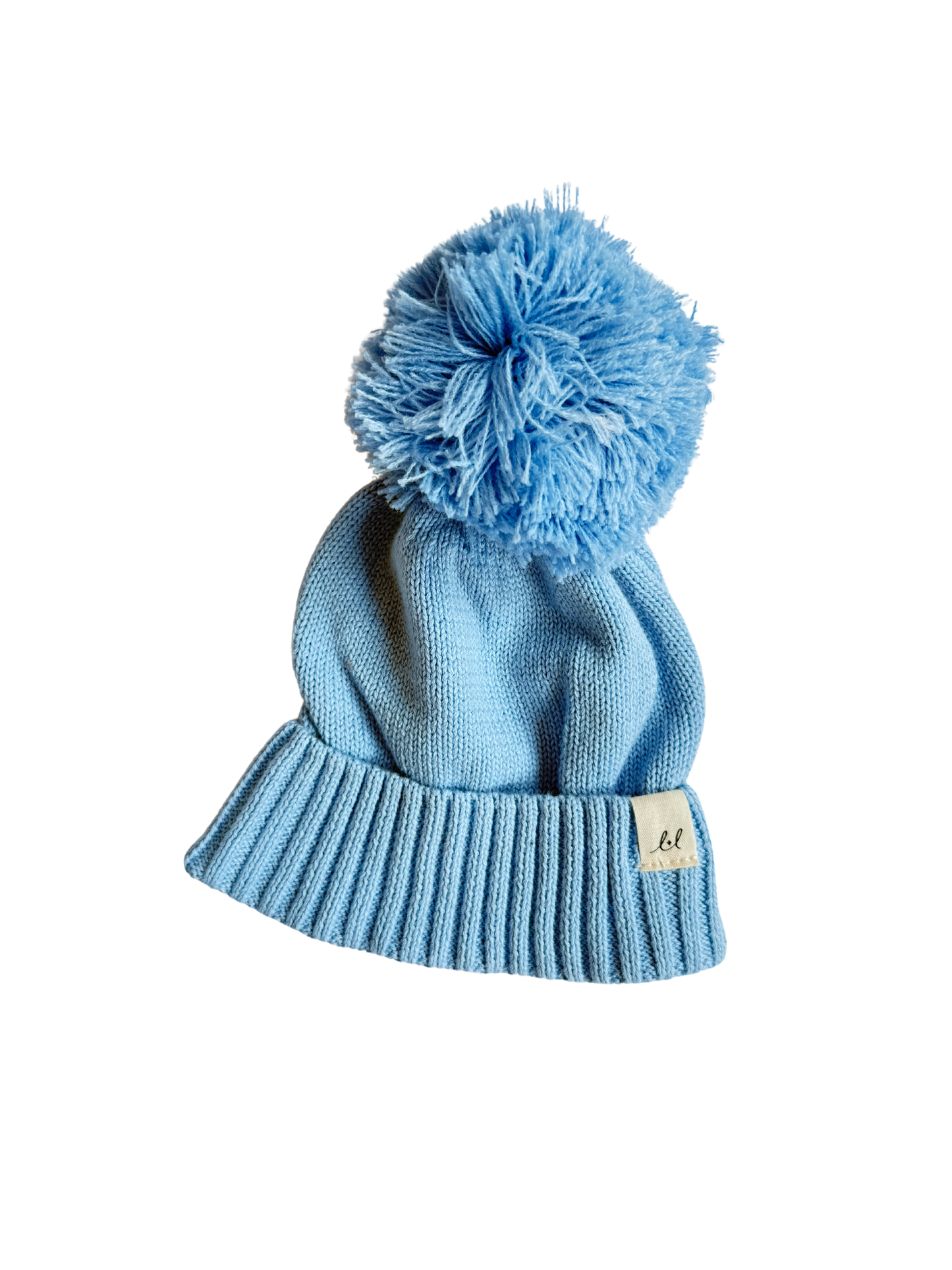 Luna + Luca Pom Beanie - Powder Blue