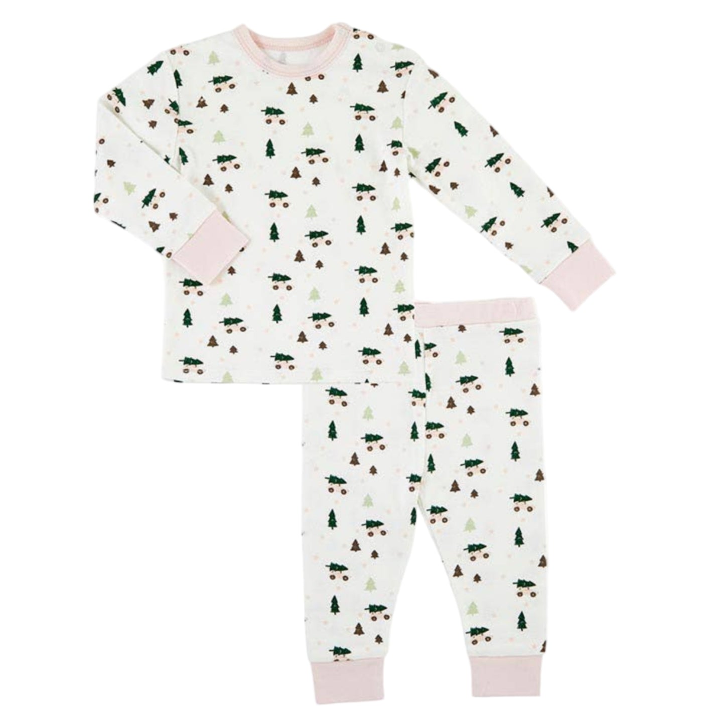 Christmas 2 PC PJ Set - Pink