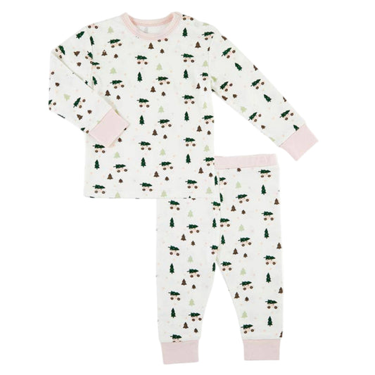 Christmas 2 PC PJ Set - Pink