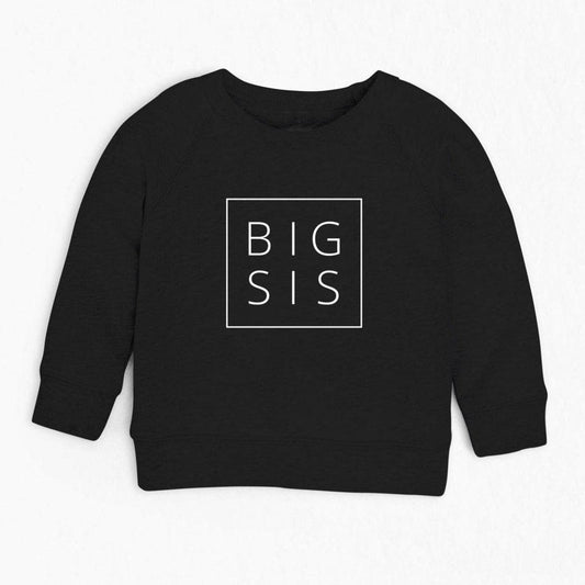 Organic Cotton Big Sis Toddler French Terry Sweatshirt