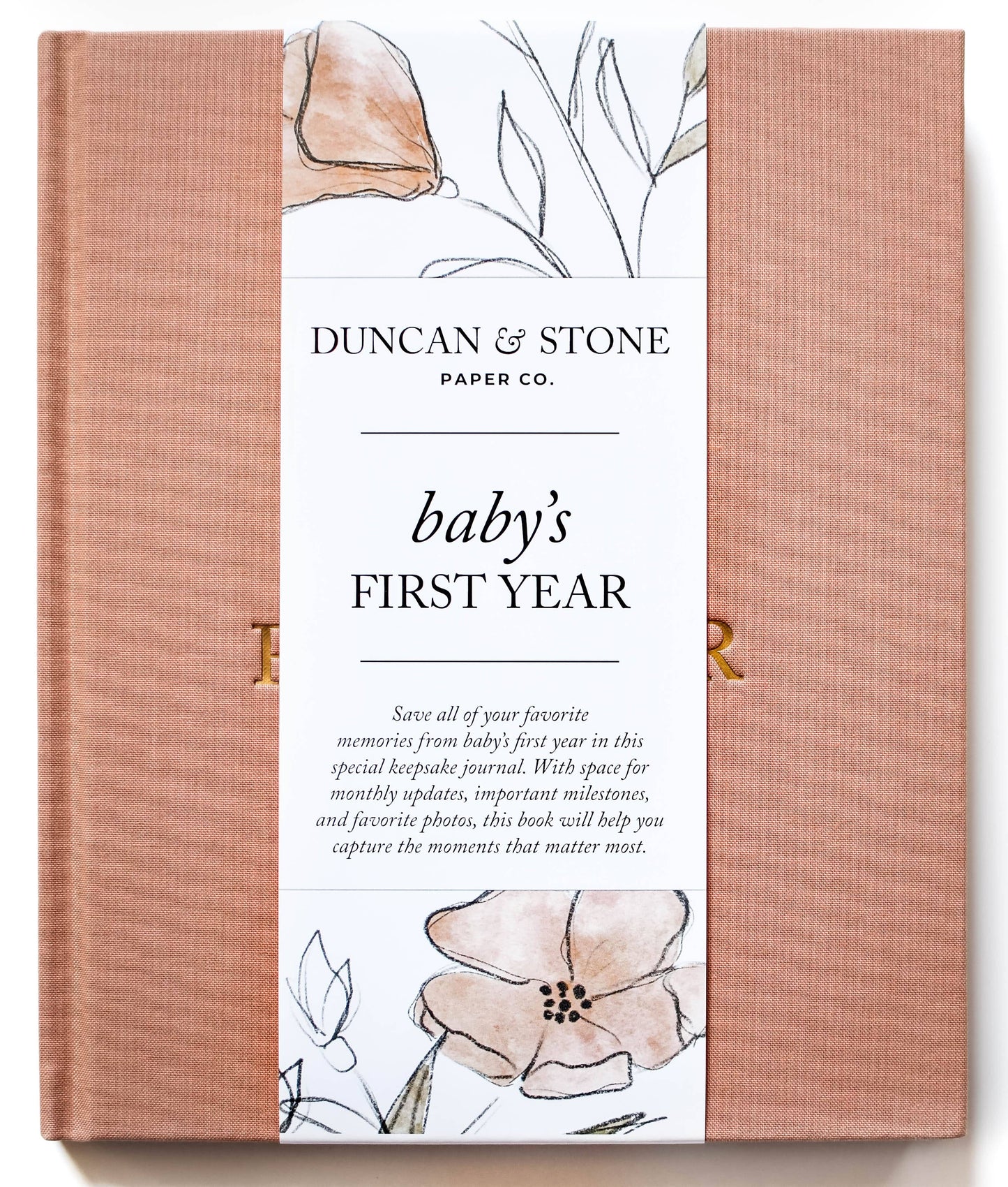 Baby's First Year Memory Book & Photo Album