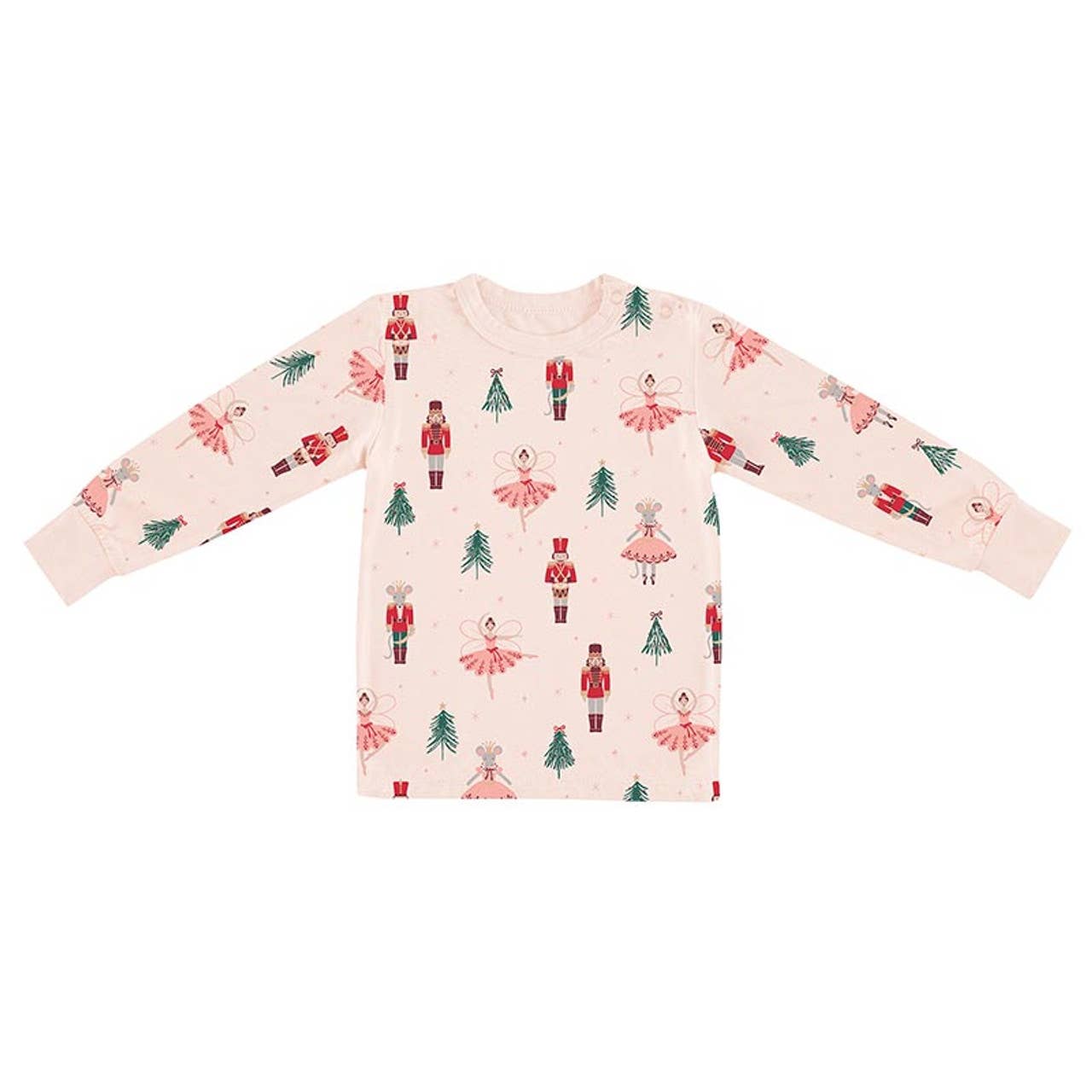 Two-Piece Pajama Set - Pink Nutcracker
