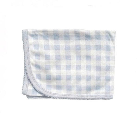 Vichy Pima Blanket, Blue
