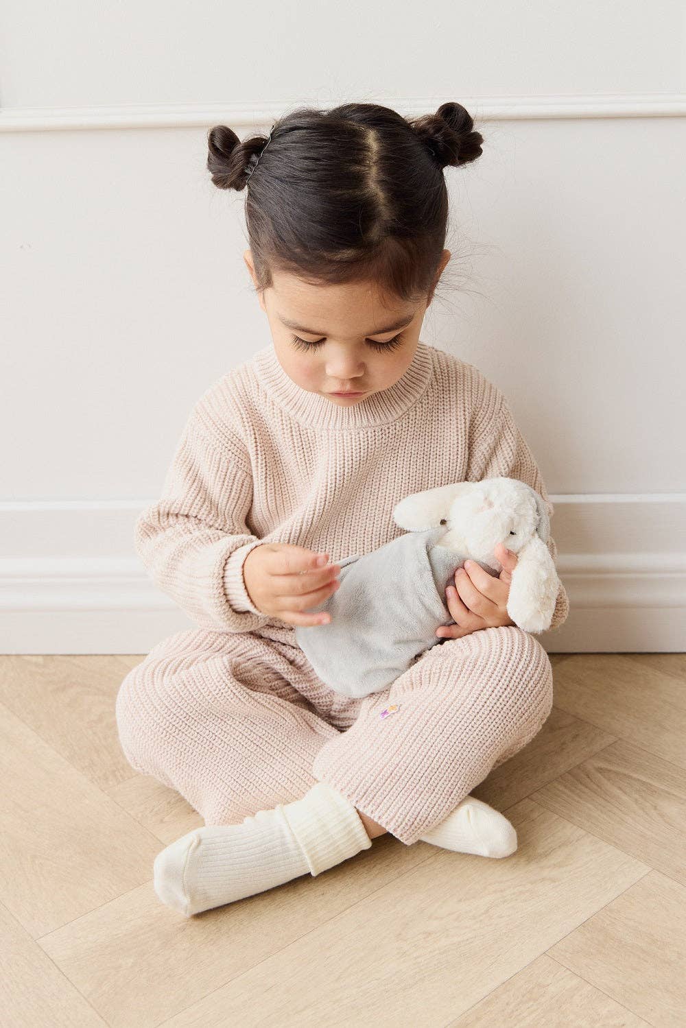 Sleeping Bunny Plush Stuffed Animal - Penelope (9")