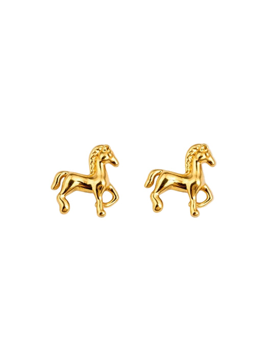 Tiny Horse Earrings
